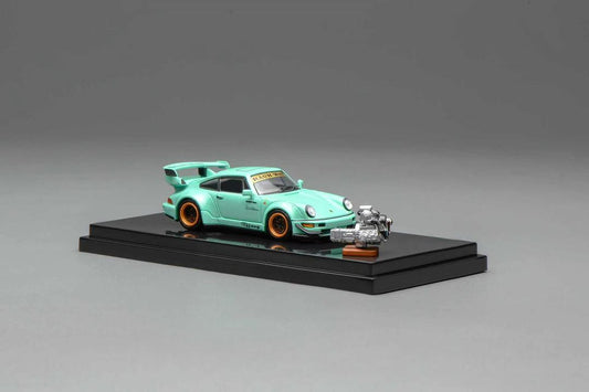 1/64 RWB964 wide-body modified version Tiffany Blue - Motorhelix - M62105