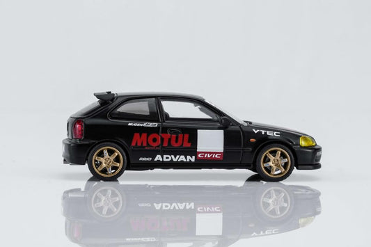 1/64 Honda Civic Type-R 1st generation EK9 "No Good Racing" - Motor Helix - 2 colour choice