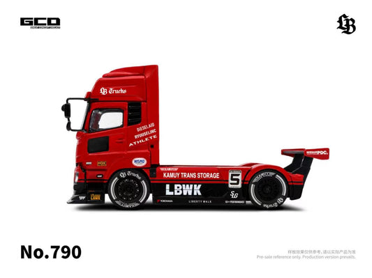 1/64 Super Silhouette · Red/Black – LB-Trucks UD QUON Head - GCD - KS-099-790