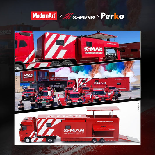 1/64 - Mercedes-Benz Actros Event Truck - Modern Art x Kman x Perka