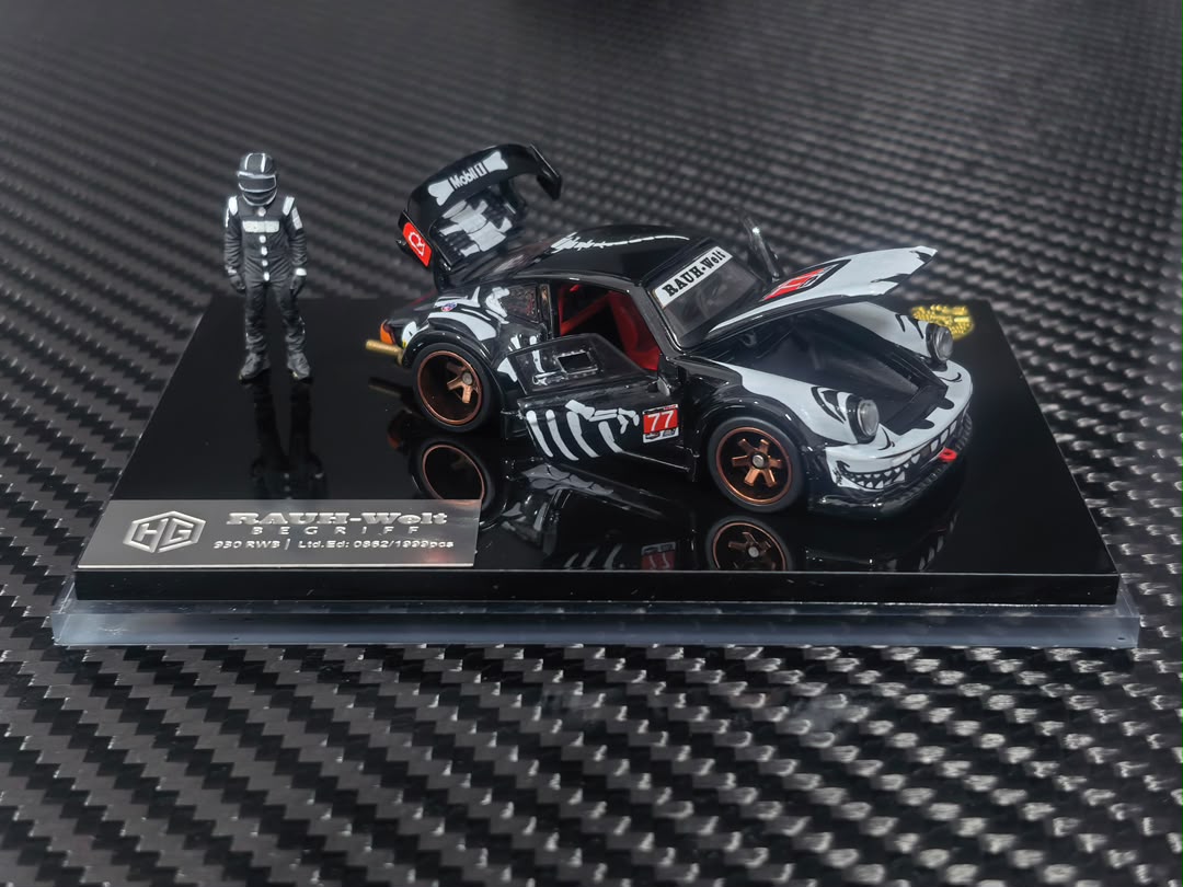 1/64 RWB930 wide-body modified version, GT Wing version with figure - HG Models (TPC) - HG6426104