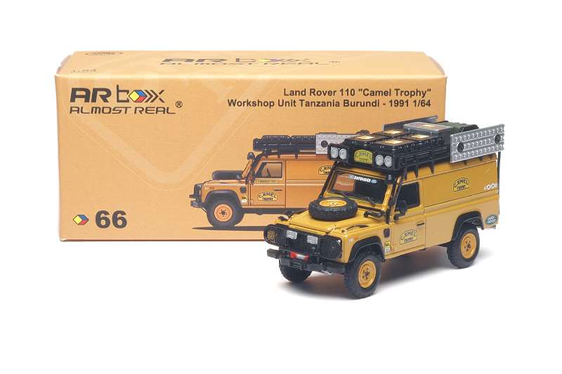 1/64 1991 Land Rover Defender 110 *Camel Trophy* Workshop Unit Tanzania Burundi - AR Box - 610321101 *** Pre Order ***