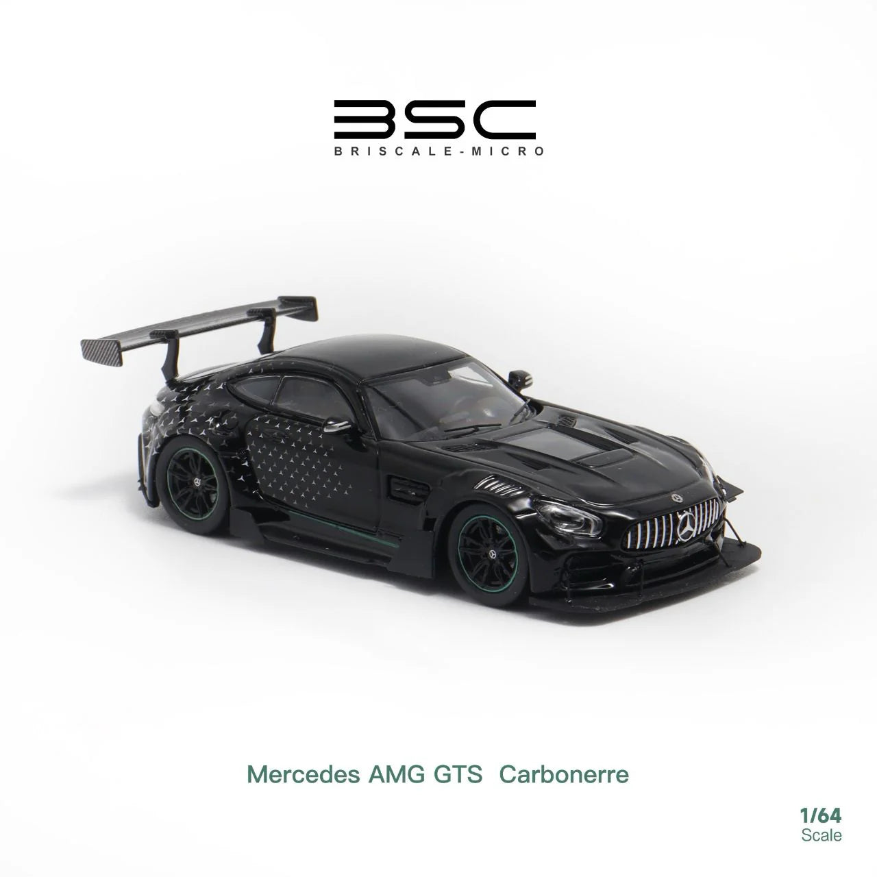 1/64 - Mercedes-Benz AMG GTS Carbonerre - BSC Models - 2 colour options