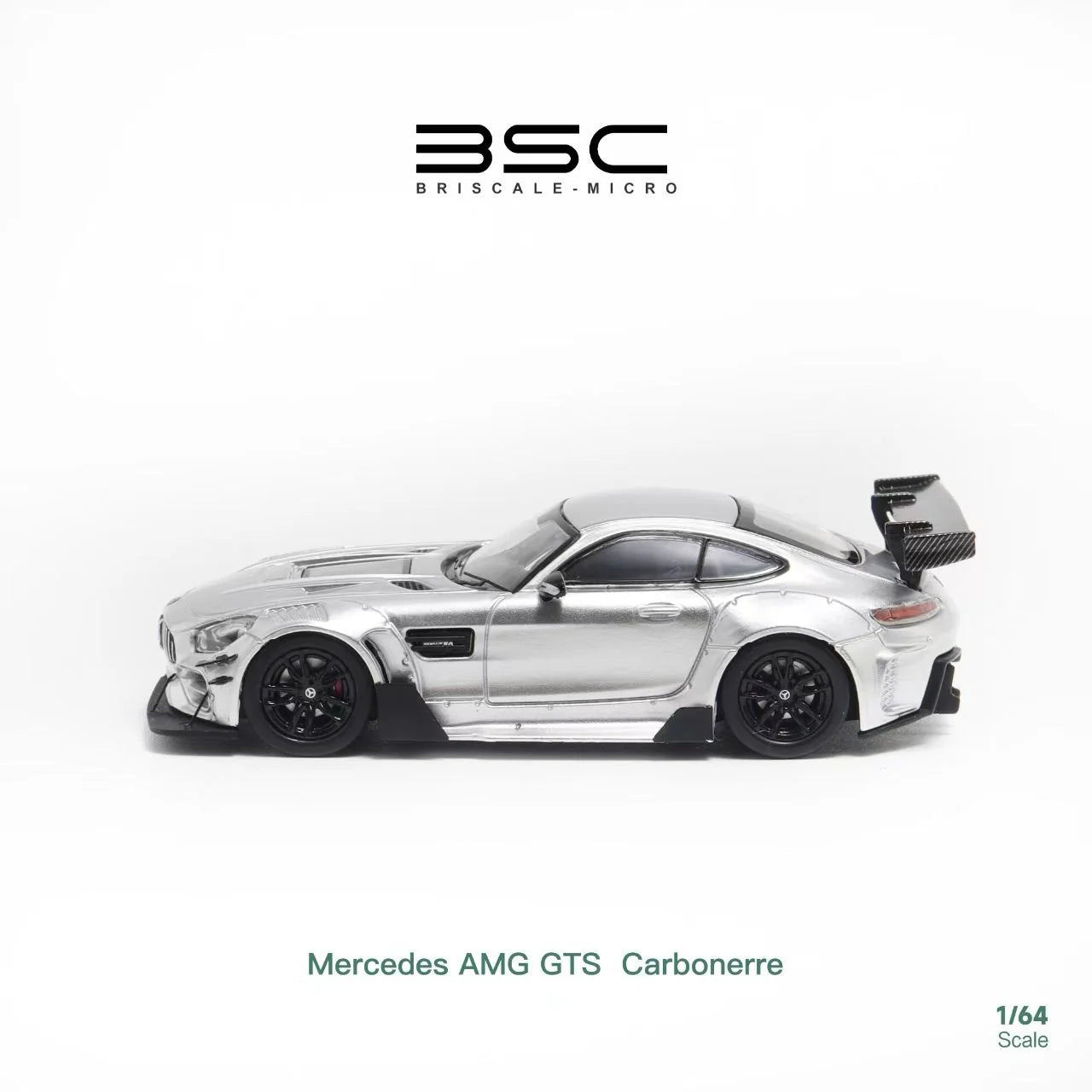1/64 - Mercedes-Benz AMG GTS Carbonerre - BSC Models - 2 colour options