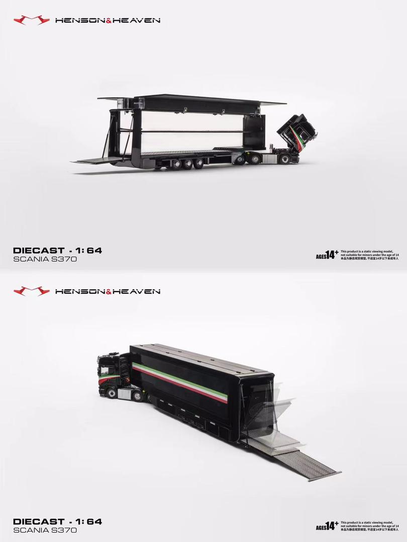 1/64 Scania S370 Truck and Trailer - Pagani - Henson & Heaven
