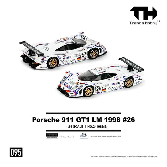 1/64 1998 Porsche 911 GT1 LM #26 - Trends Hobby - TH241085