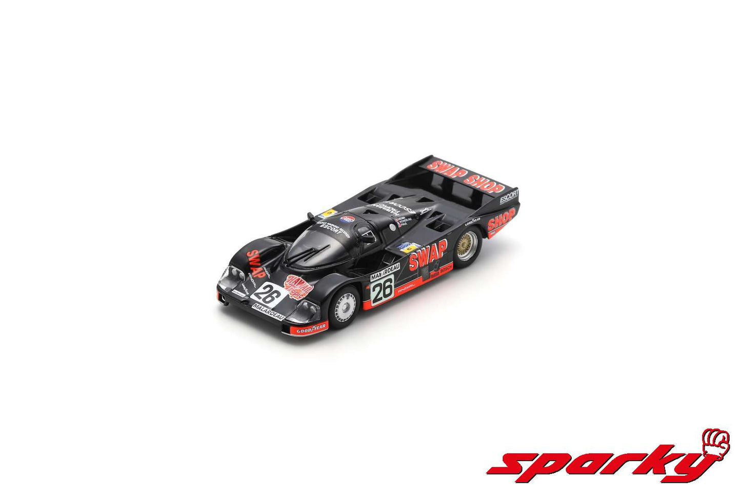 1/64 Porsche 956 No.26 2nd Le Mans 24H 1984 J. Rondeau - J. Paul Jr - P. Henn - SPARKY SPA Y319