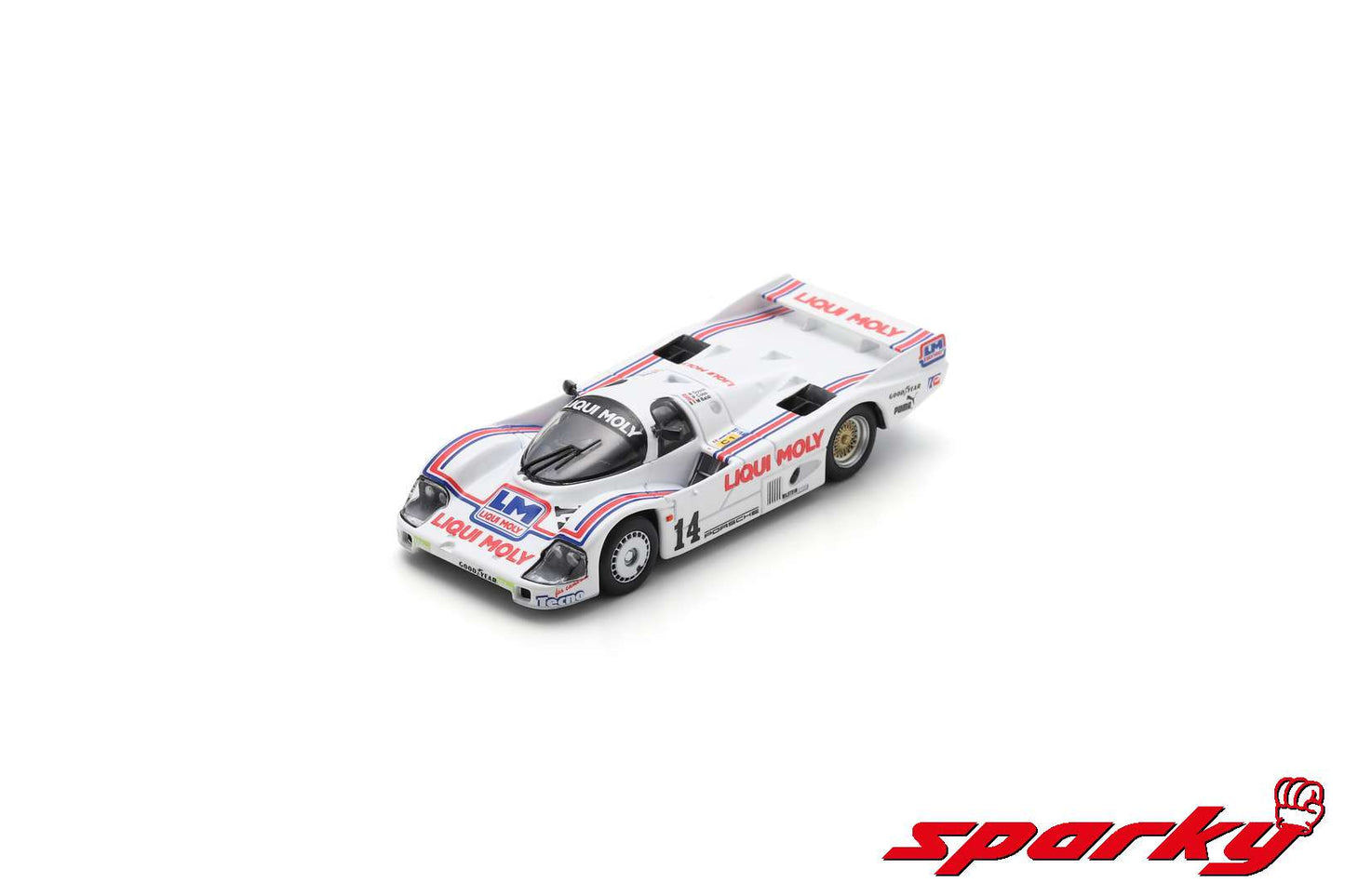 1/64 Porsche 956 No.14 9th Le Mans 24H 1986 R. Dyson - P. Cobb - M. Baldi - SPARKY SPA Y326