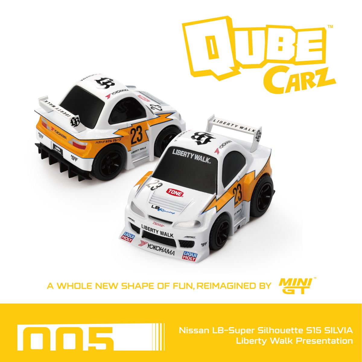 Mini GT QUBE CARZ x 6 - Mini GT