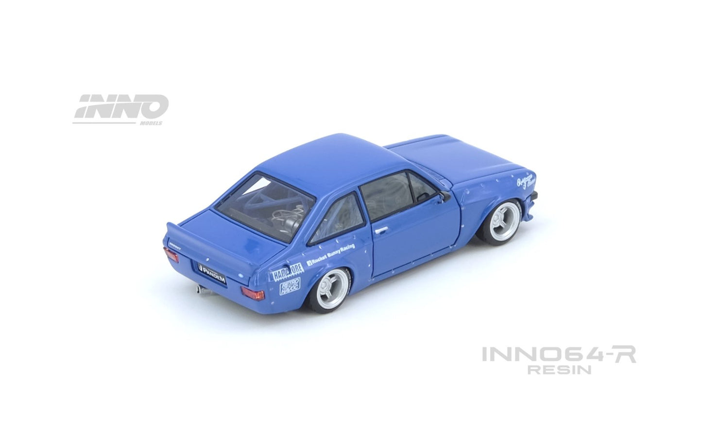 1/64 FORD ESCORT MK2 PANDEM "EMOTION" RETRO HAVOC Blue - Inno64 - IN64R-MK2P-Blue