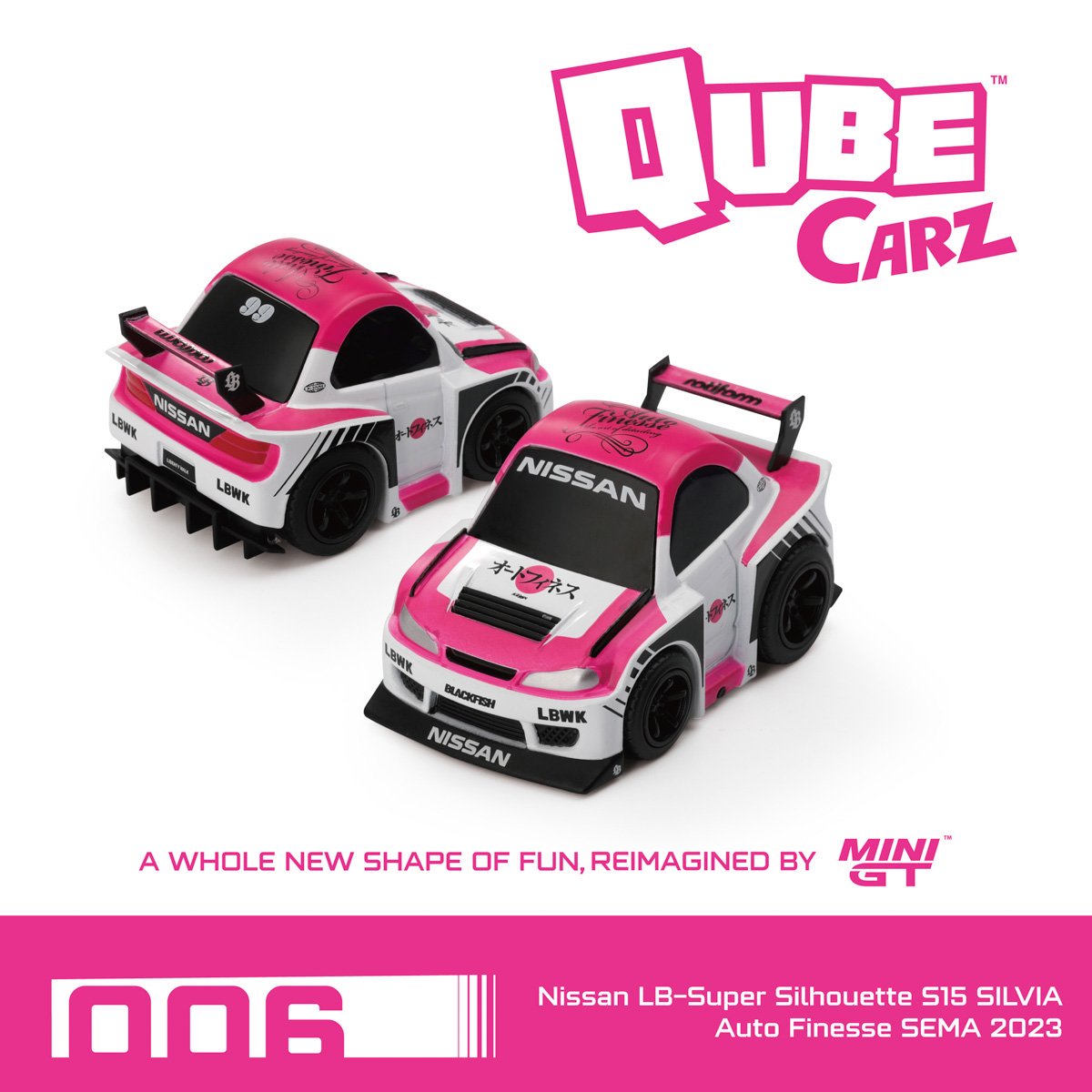 Mini GT QUBE CARZ x 6 - Mini GT