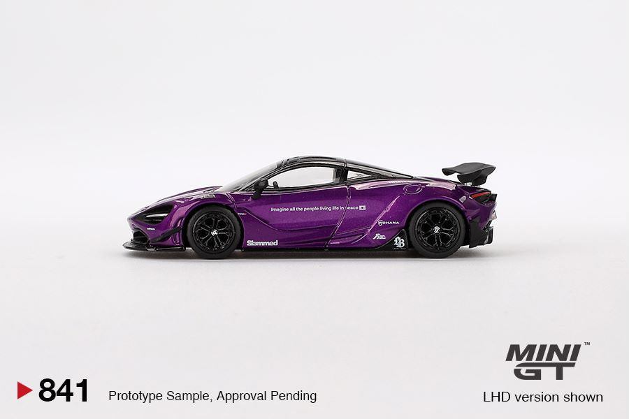 1/64 MCLAREN 720S LB WORKS PURPLE (LHD) BLISTER PACKAGING - MGT00841-BL