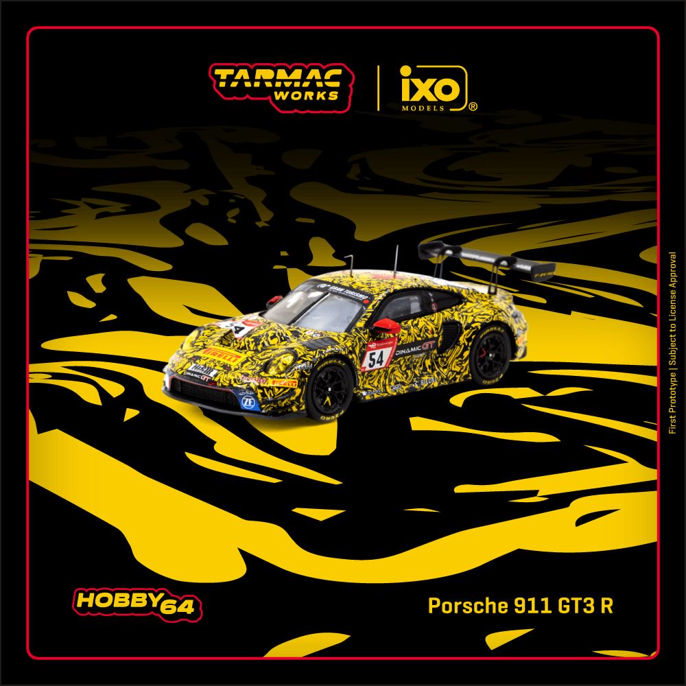 1:64 Porsche 911 GT3 R Nürburgring 24h 2023 C. Engelhart / A. Güven / L. Heinrich / L. Vanthoor - T64-084-23NUR54