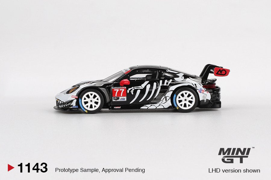 1/64 Porsche 911 GT3 R #77 AO Racing 2025 IMSA Petit Le Mans - MGT01143