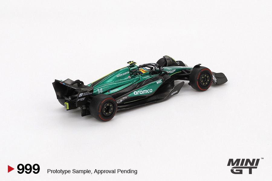 1/64 ASTON MARTIN AMR24 NO.14 FERNANDO ALONSO 2024 F1 2024 BAHRAIN GP BLISTER PACKAGING - MGT00999-BL