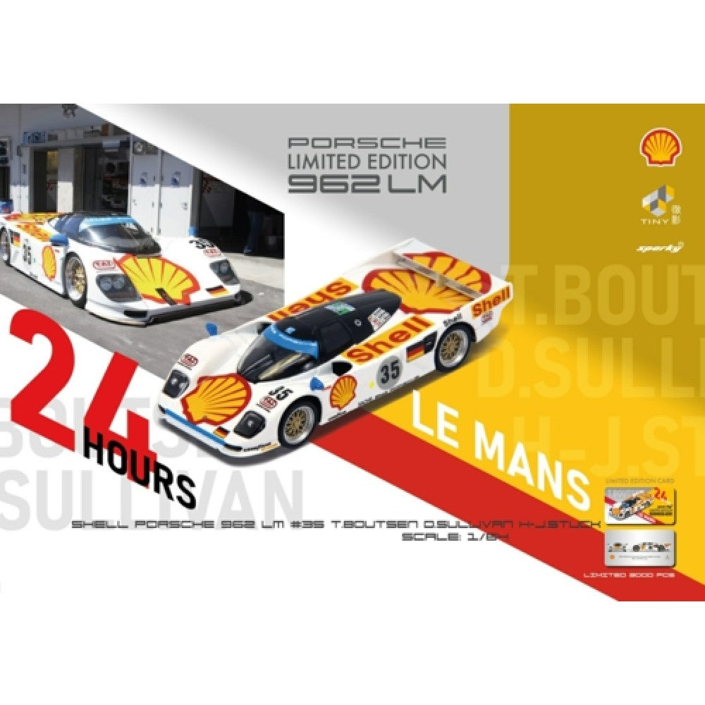 1/64 PORSCHE 962 LM 3RD LE MANS T.BOUTSEN/D.SULLIVAN/H-J.STUCK SHELL 1994 NO.35 (SPARKY X TINY X SHELL) (SPARKY X TINY X SHELL)