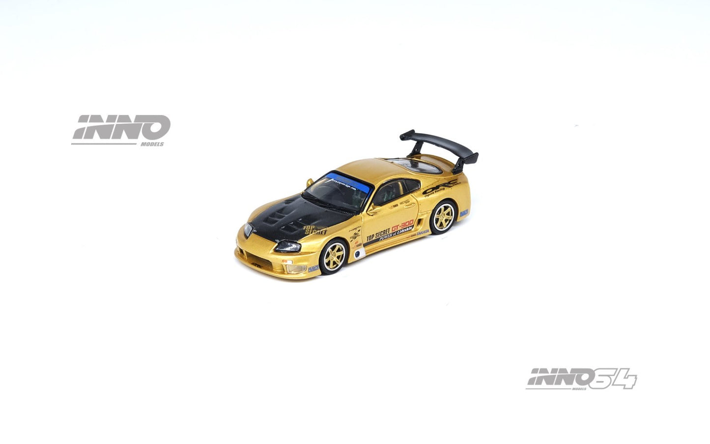 1/64 TOYOTA SUPRA (A80) TOP SECRET GT300 - Inno64 - IN64-A80TS-GOLD