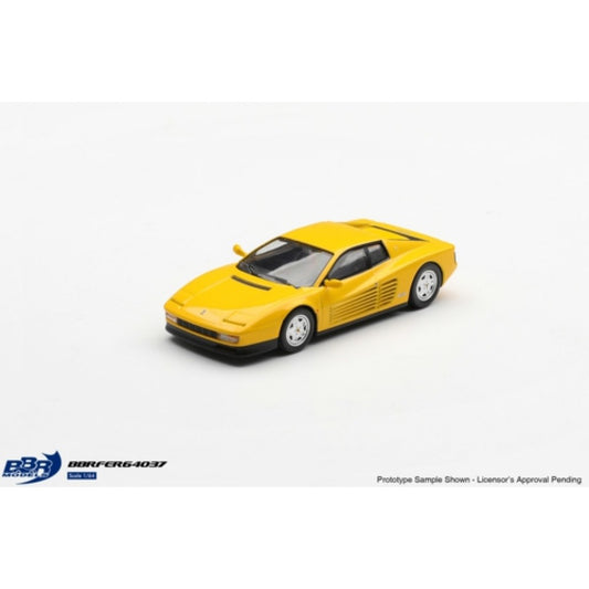 1/64 1989 FERRARI TESTAROSSA GIALLO MODENA - BBR Models - BBRFER64037