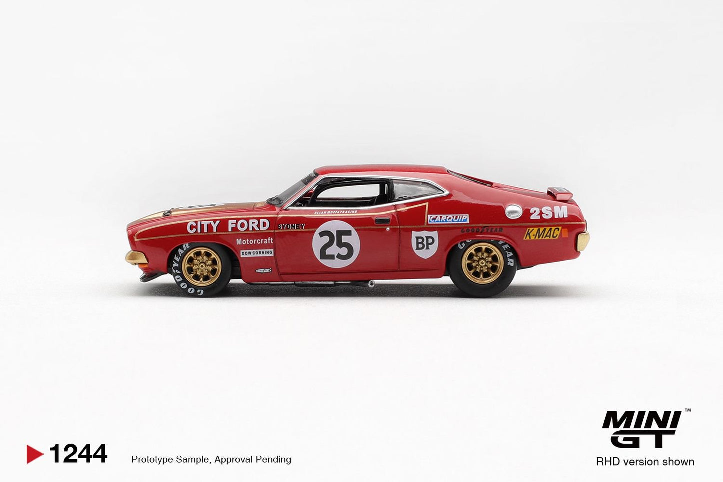 1/64 FORD XB FALCON GT NO.25 1975 BATHURST 1000 (RHD) AUSTRALIA EXCLUSIVE - Mini GT - MGT01244-R