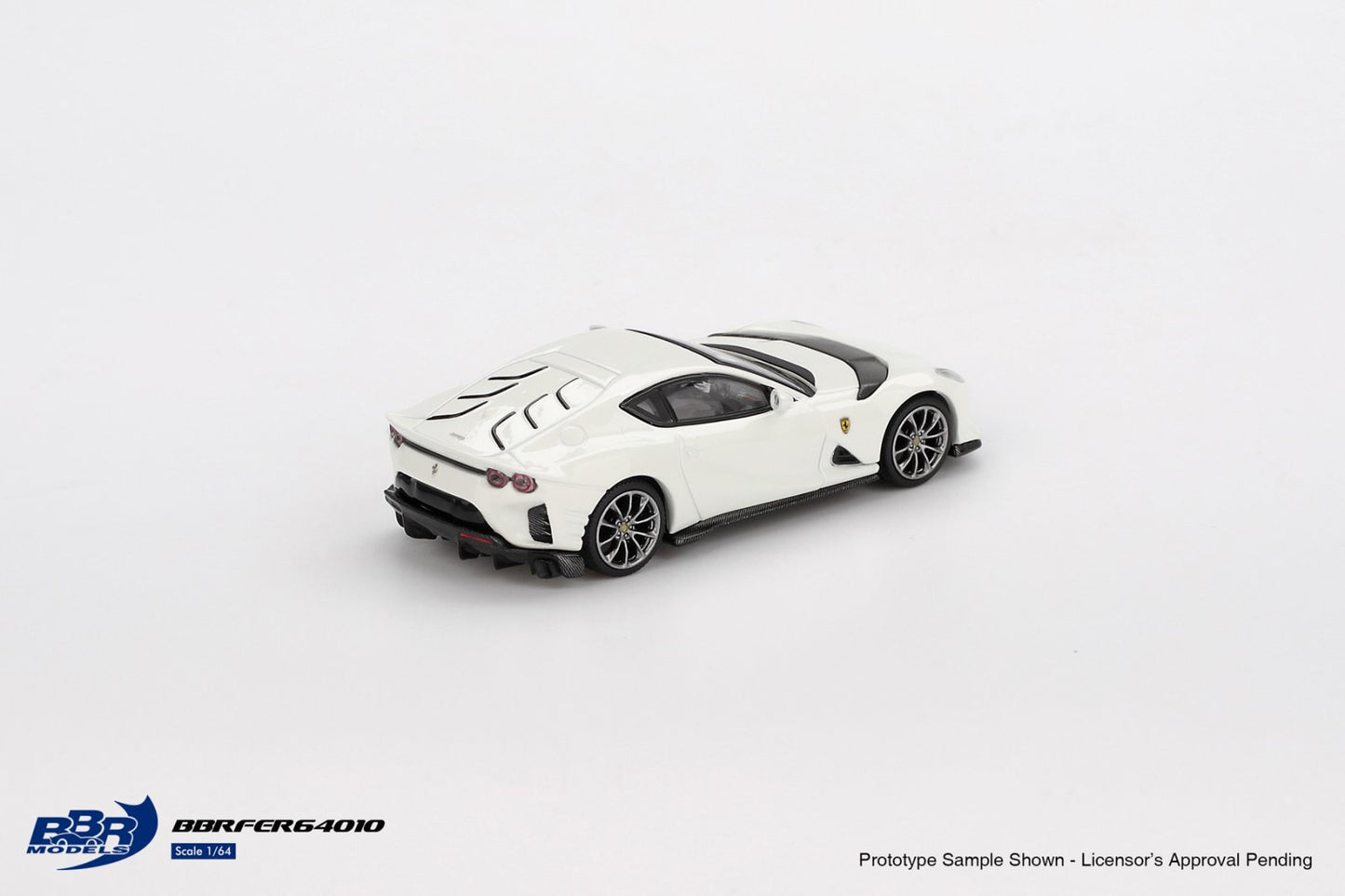 1:64 FERRARI 812 COMPETIZIONE BIANCO AVUS - BBR Models - BBRFER64010