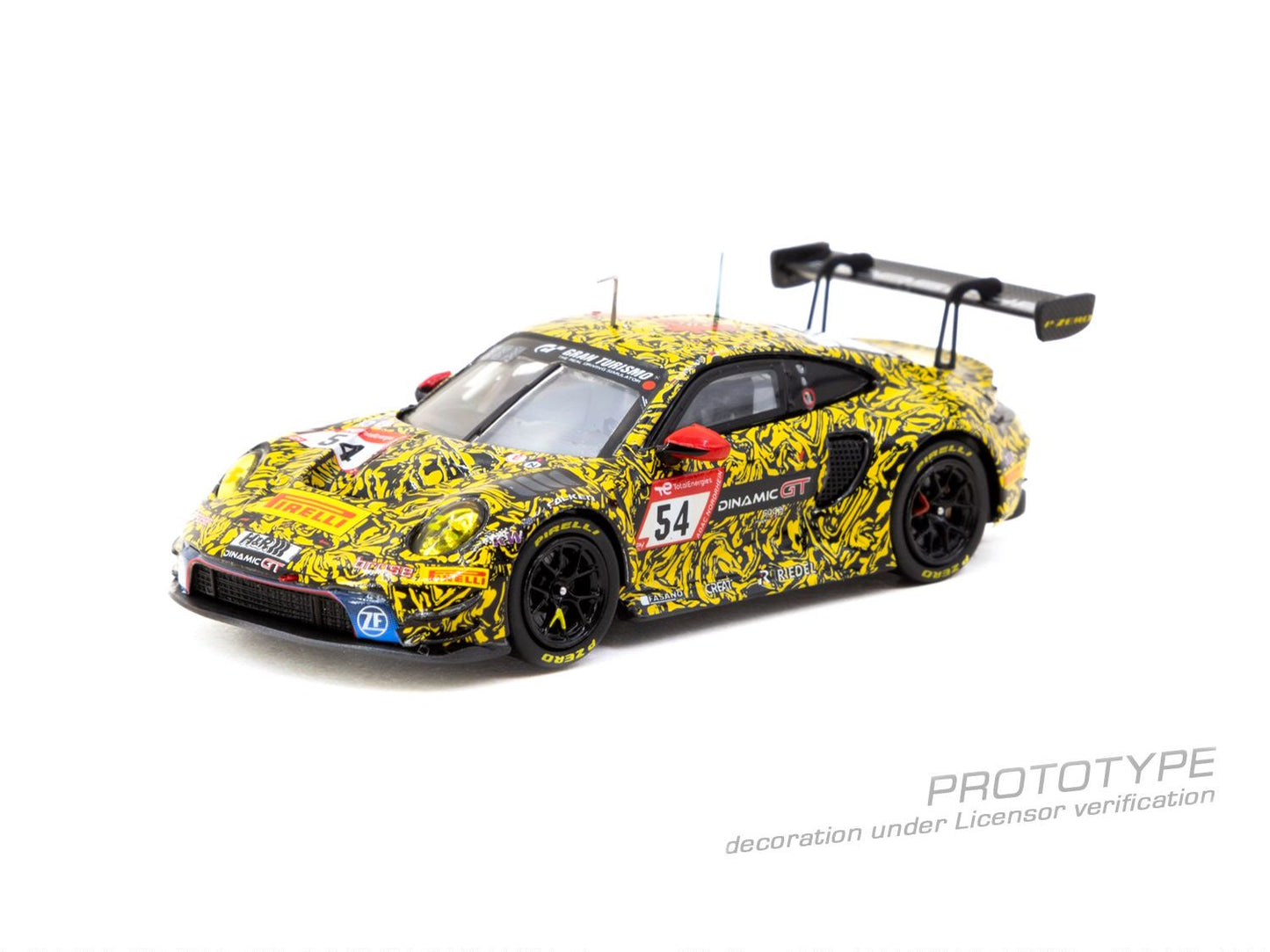 1:64 Porsche 911 GT3 R Nürburgring 24h 2023 C. Engelhart / A. Güven / L. Heinrich / L. Vanthoor - T64-084-23NUR54