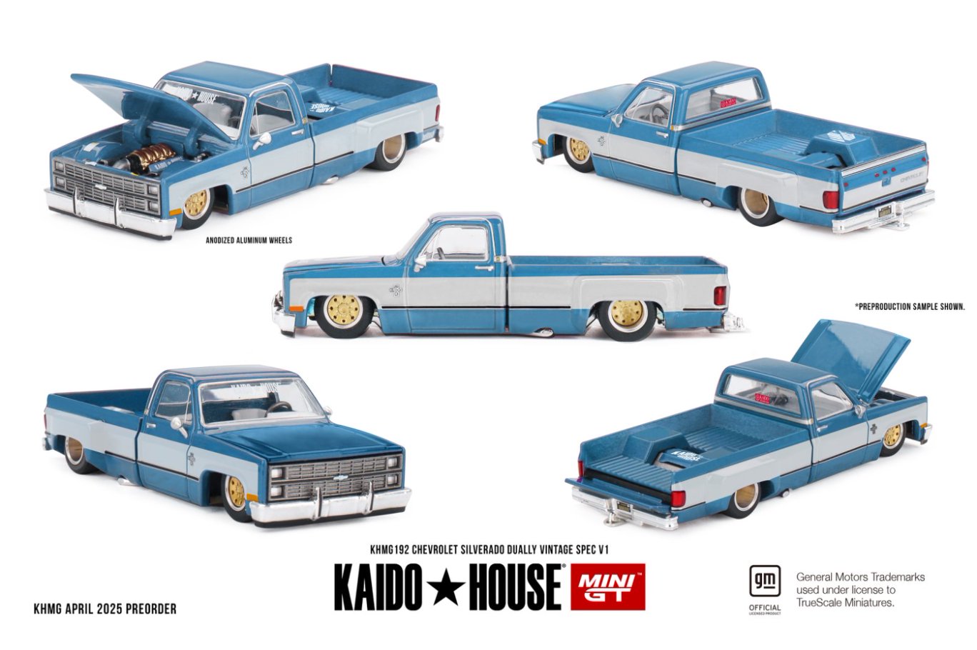 1/64 Chevrolet Silverado Dually Vintage Spec V1 - MGTKHMG192