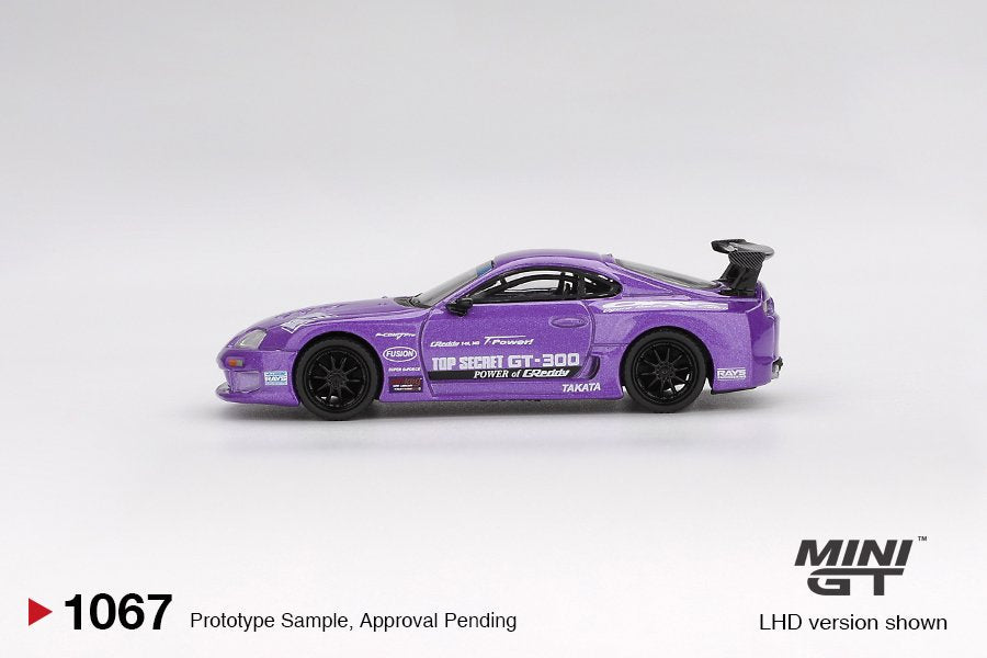 1/64 TOYOTA SUPRA (A80) TOP SECRET GT-300 TOP SECRET PURPLE (RHD) - MGT01067-R
