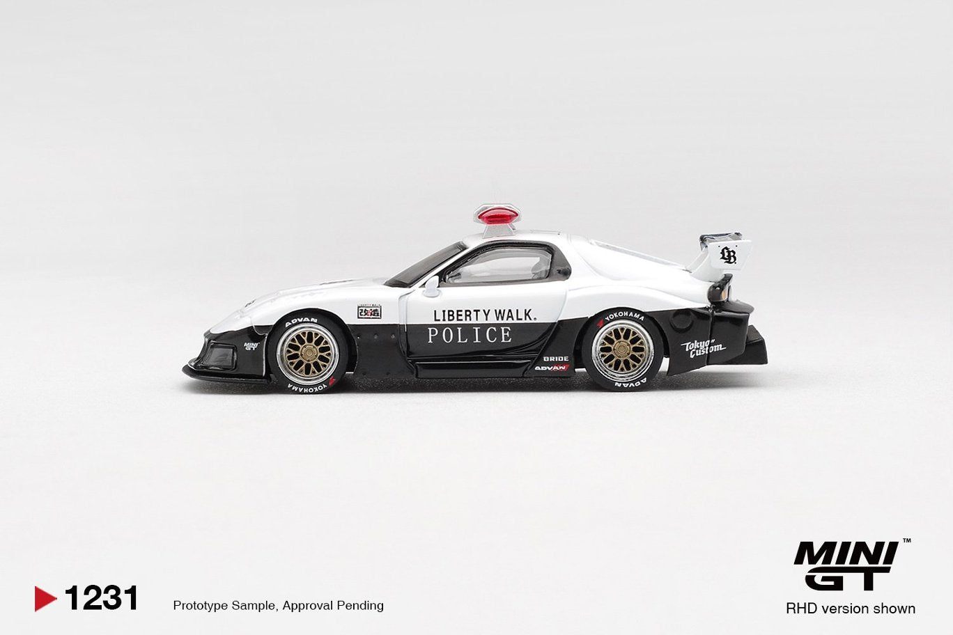 1/64 MAZDA RX-7 LB-Super Silhouette Police - Mini GT - MGT01231