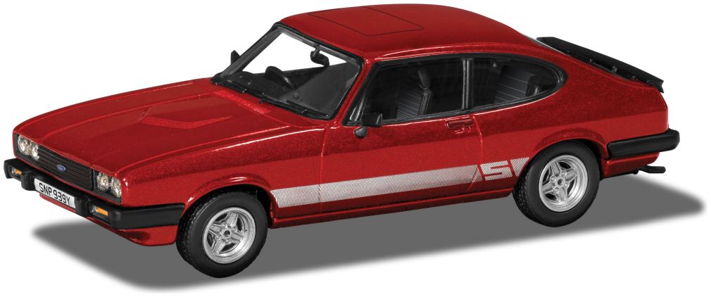 1/43 - Ford Capri Mk3 2.0S, Jupiter Red - Corgi Vanguards - VA10824