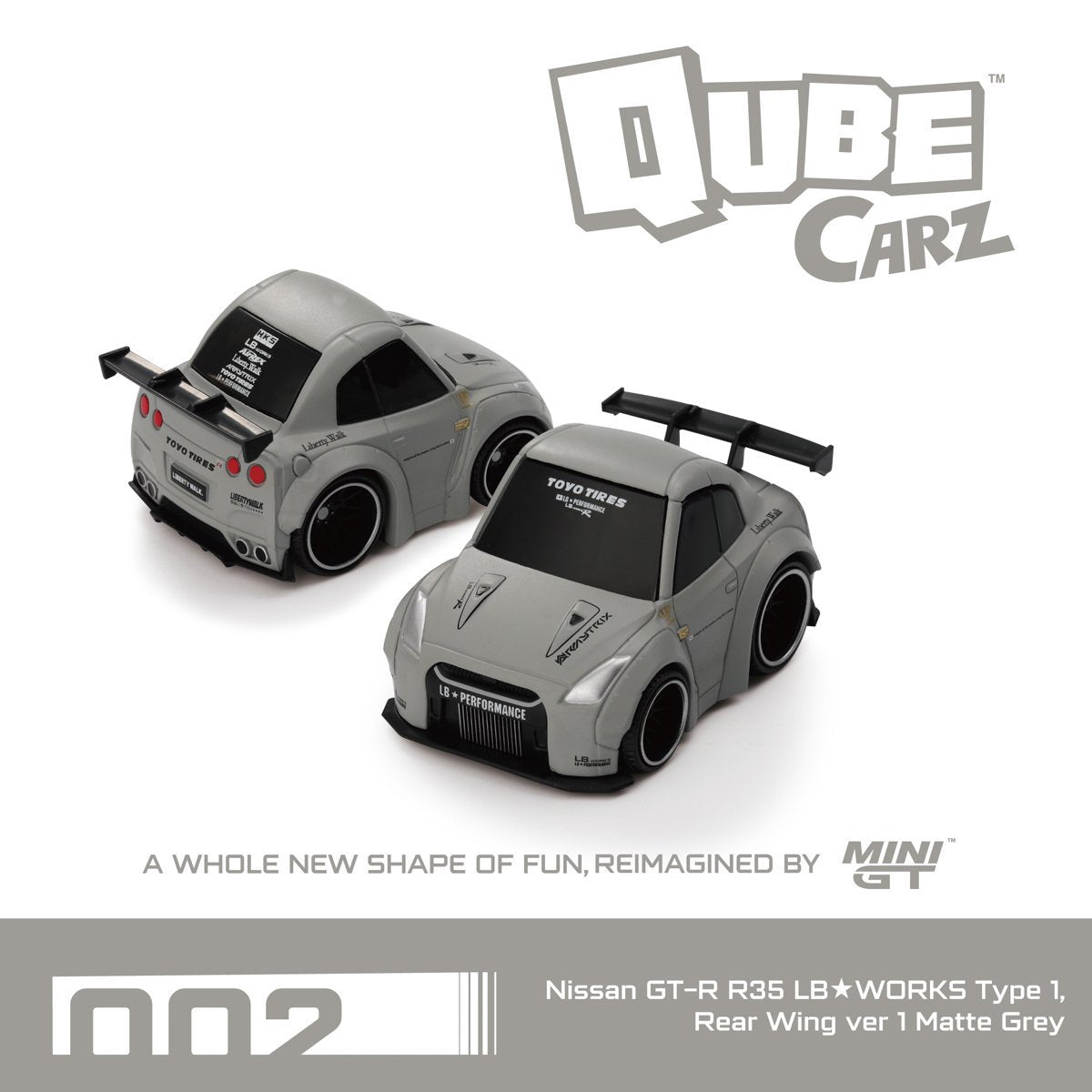Mini GT QUBE CARZ x 6 - Mini GT