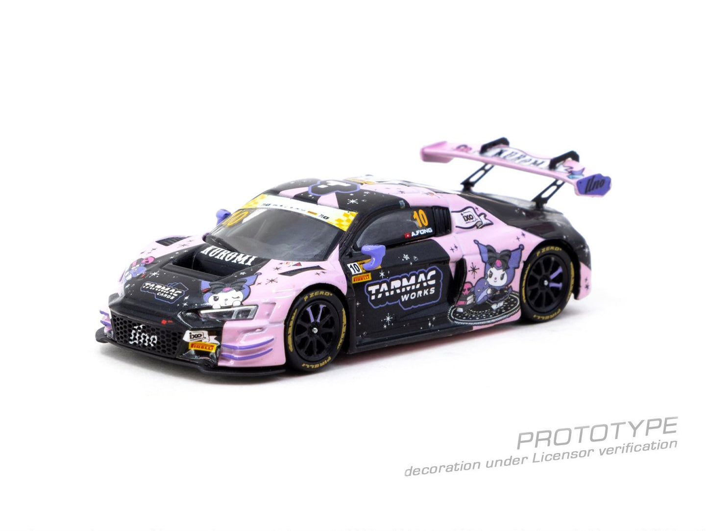 1/64 Audi R8 LMS GT3 evo II Macau GT Cup - FIA GT World Cup 2024 Uno Racing Adderly Fong - Tarmac Models - T64-043-24MGP10