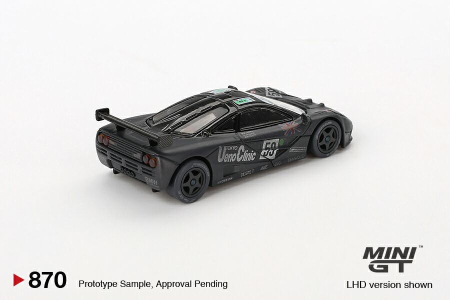 1/64 MCLAREN F1 GTR NO.59 1995 LE MANS 24HR WINNER POST-RACE WEATHERED BLISTER PACKAGING - MGT00870-BL