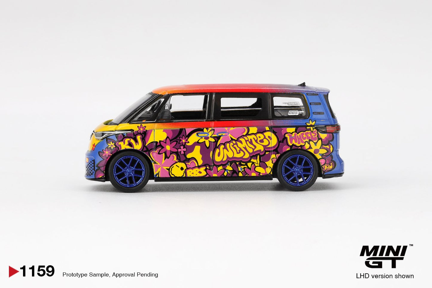 1/64 VOLKSWAGEN ID.BUZZ KW/BBS - MiniGT - MGT01159