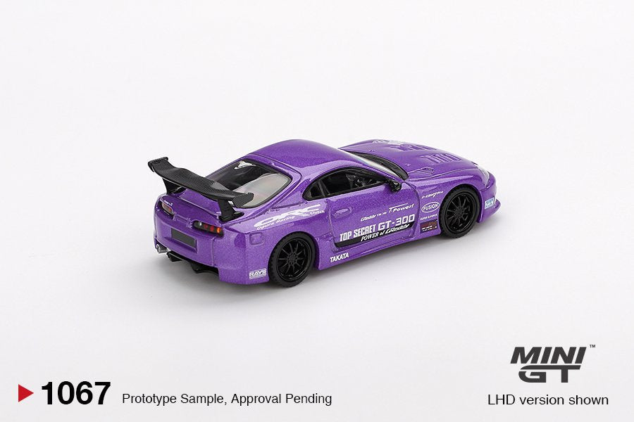 1/64 TOYOTA SUPRA (A80) TOP SECRET GT-300 TOP SECRET PURPLE (RHD) - MGT01067-R