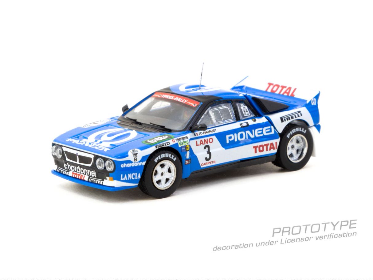 1:64 Lancia 037 Rally Ypres 24 Hours Rally 1983 J.C. Andruet / F. Sappey - T64P-TL002-83YR03