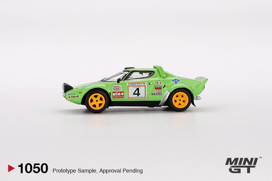 1/64 LANCIA STRATOS HF NO.4 1979 SPANISH RALLY CHAMPION (LHD) BLISTER PACKAGING - MGT01050-BL