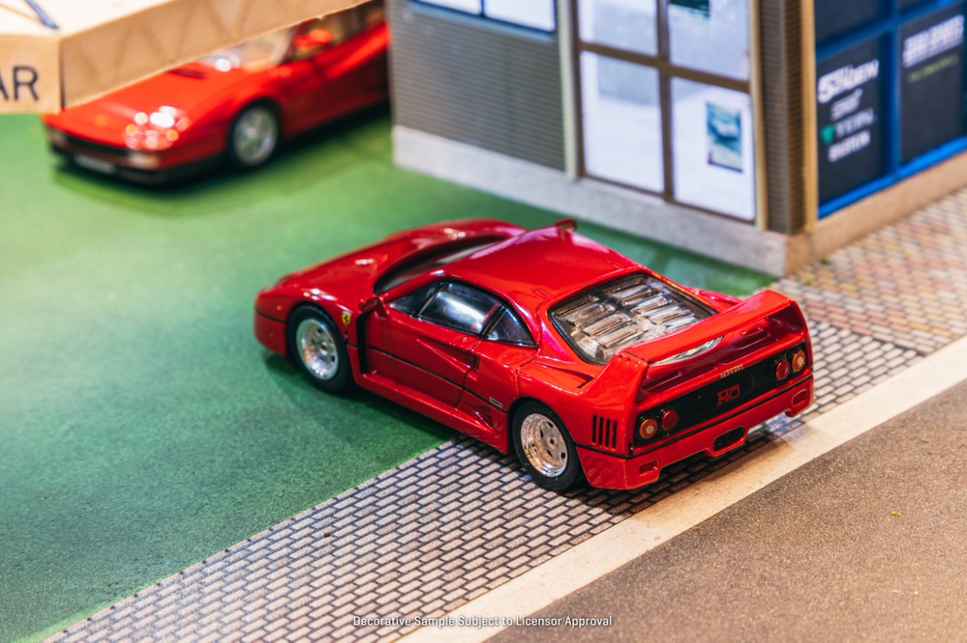 1/64 - FERRARI F40 1987 with English version book - ixo - IXC.FSD.FE.009-E
