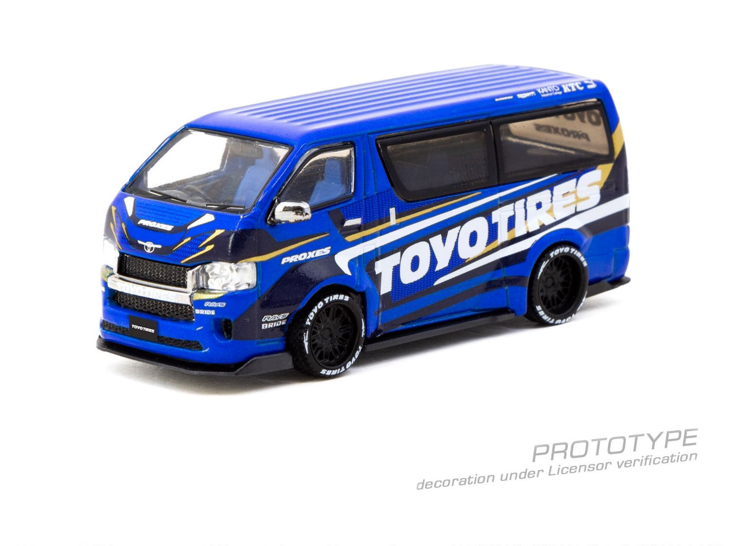 1:64 Toyota Hiace Widebody Toyo Tires - T64-038-TOYO