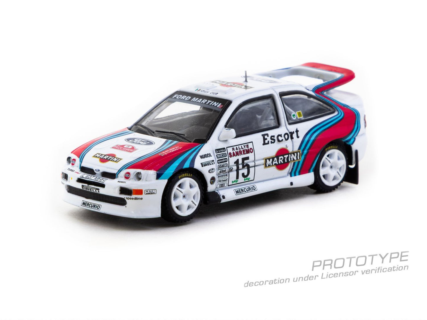 1/64 Ford Escort RS Cosworth WRC Rallye Sanremo 1994 Malcolm Wilson / Bryan Thomas - Tarmac Models - T64-081-94RS15