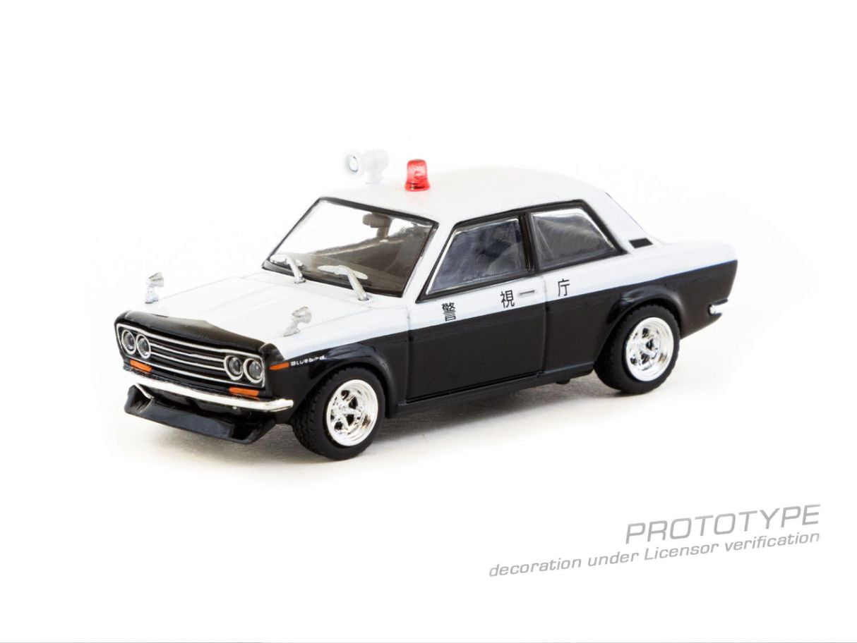1:64 Datsun 510 Police Car - T64R-052-PC