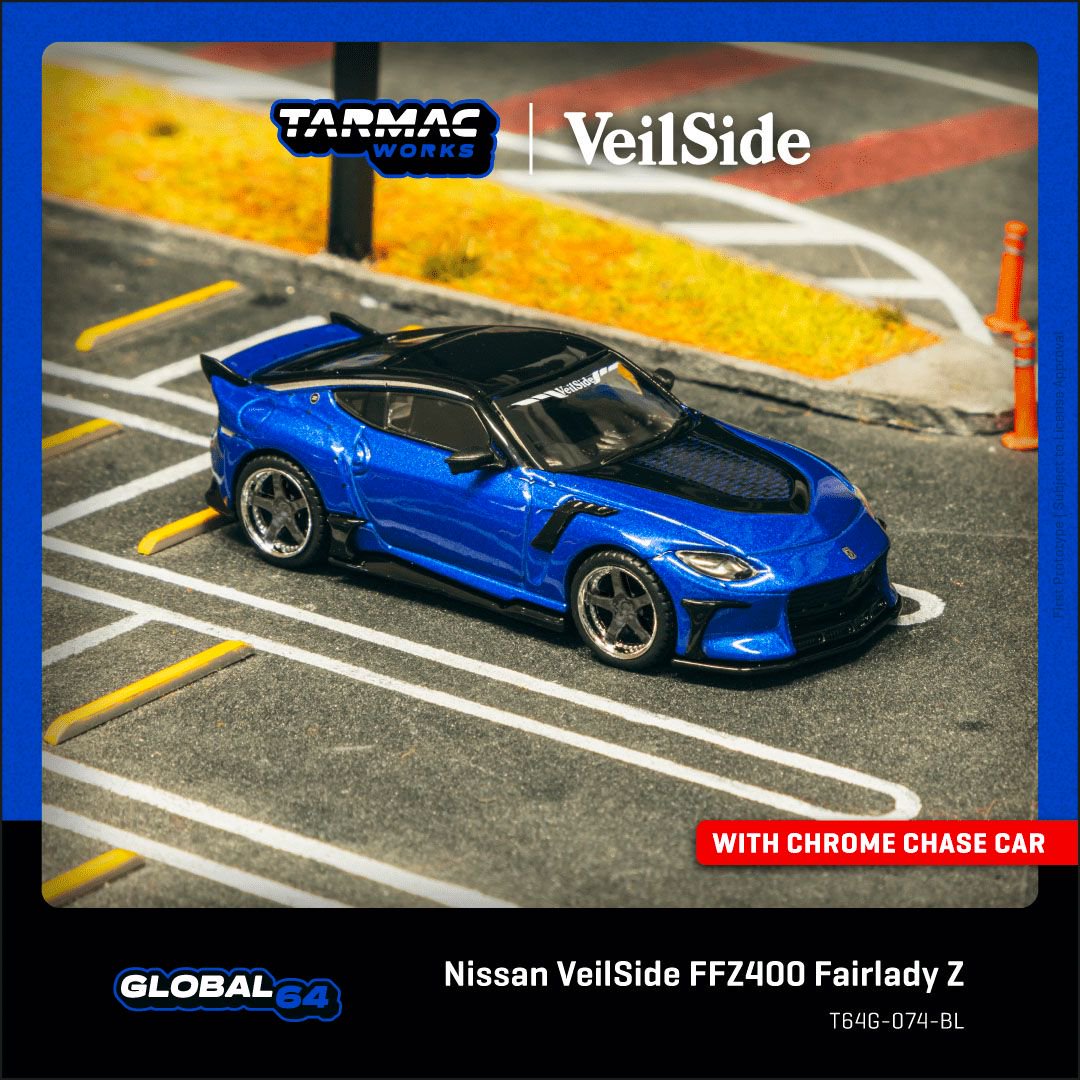 1:64 NISSAN VEILSIDE FFZ400 FAIRLADY Z BLUE - T64G-074-BL