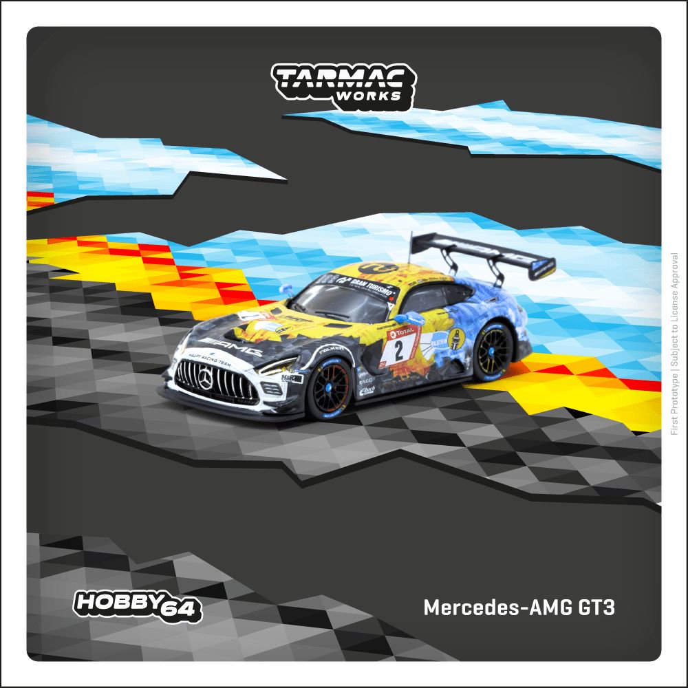 1:64 Mercedes-AMG GT3 Nürburgring 24h 2020 Y. Buurman / N. Bastian / P. Ellis / H. Haupt - T64-062-20NUR02