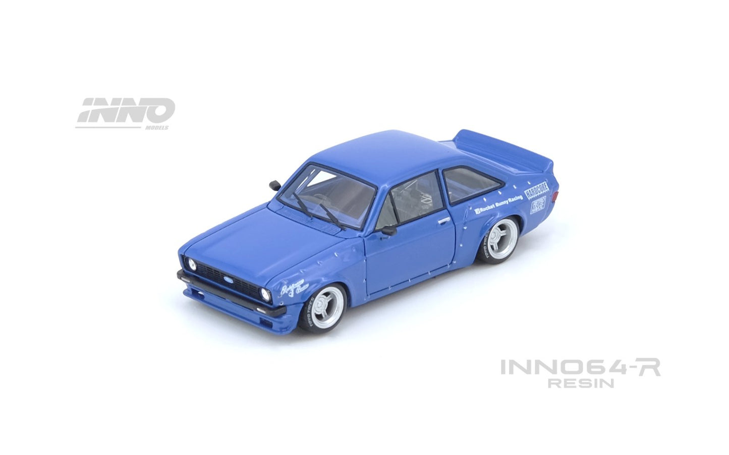 1/64 FORD ESCORT MK2 PANDEM "EMOTION" RETRO HAVOC Blue - Inno64 - IN64R-MK2P-Blue