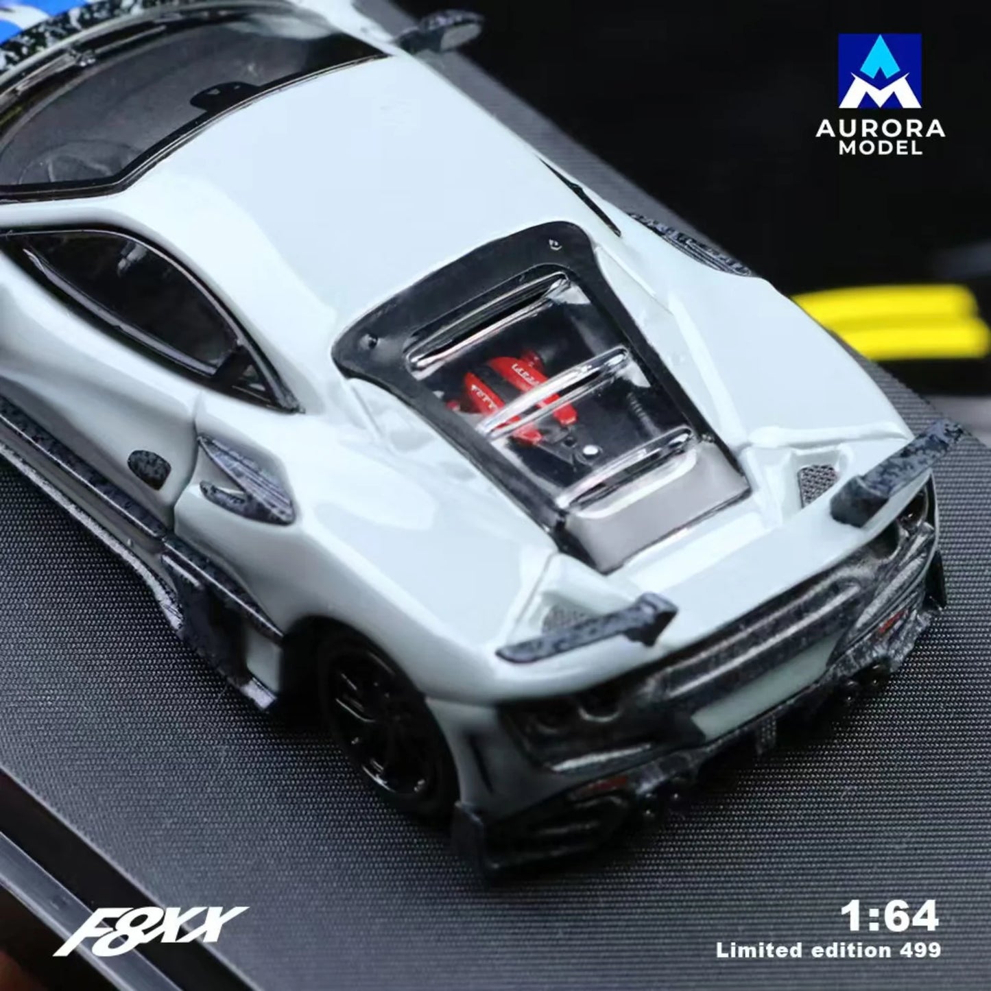 1:64 F8 Tributo Mansory F8XX - 2 colour choices - Aurora Models