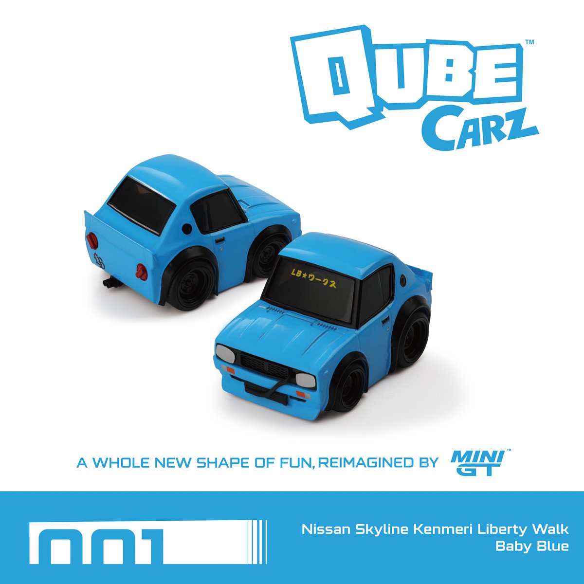 Mini GT QUBE CARZ x 6 - Mini GT