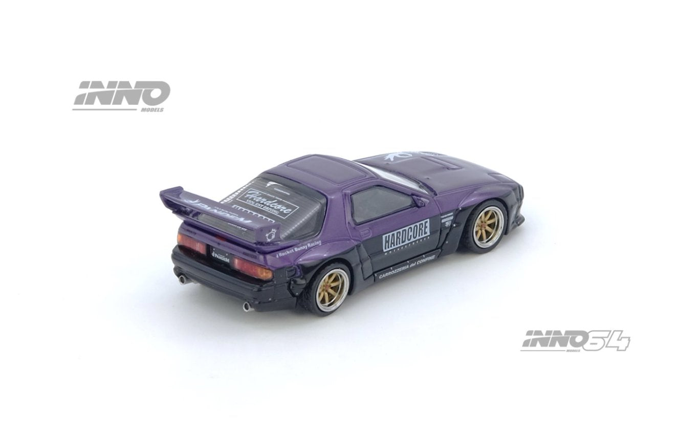 1/64 MAZDA RX7 (FC3S) "PANDEM ROCKET BUNNY" Purple - Inno64 - IN64-RX7FCP-PB