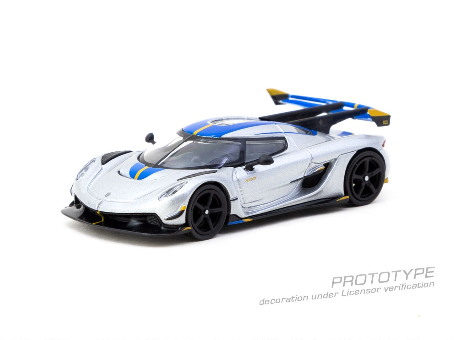 1:64 Koenigsegg Jesko Attack, silver - TC-T64G-TL052-SL