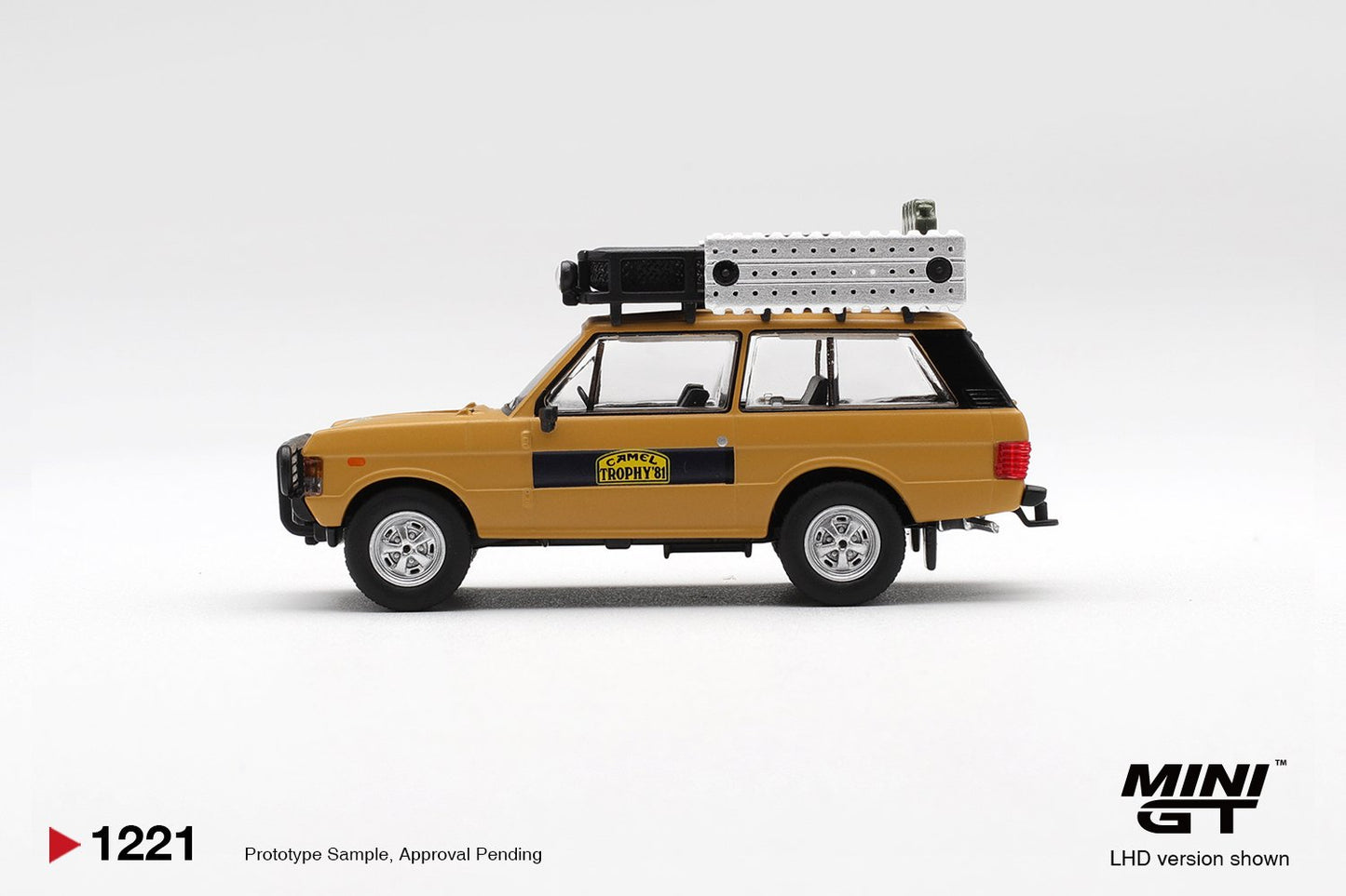 1/64 RANGE ROVER 1981 CAMEL TROPHY SUMATRA K.STOPPA AND A.VALLDORF - Mini GT - MGT01221
