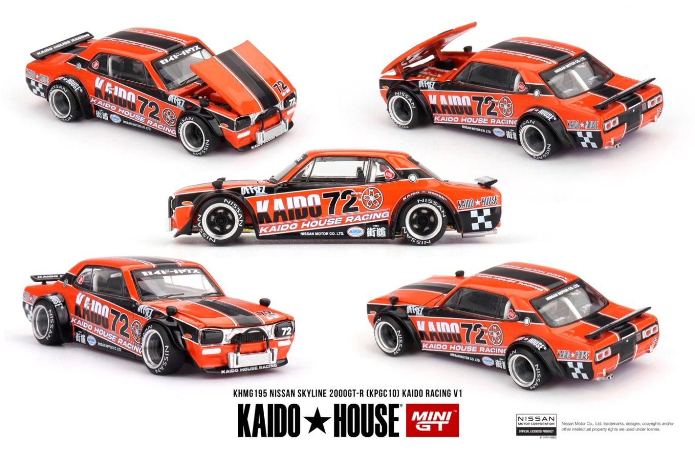 1/64 Nissan Skyline 2000GT-R (KPGC10) Kaido Racing V1 - MGTKHMG195