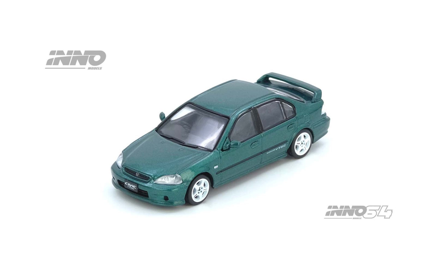 1/64 HONDA CIVIC Ferio Si (EK) Green - Inno64 - IN64-EKS-GREEN